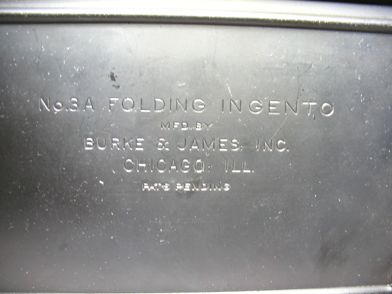 Antique Burke & James No. 3A Ingento Model 3 folding camera in working condition