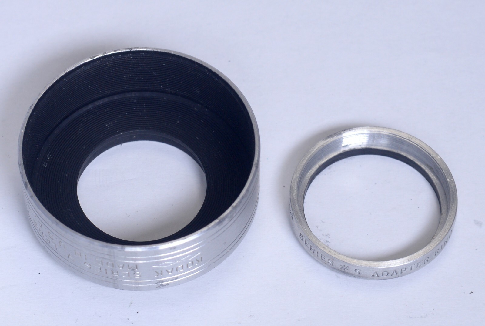 Vintage TIFFEN Series #5 Adapter Ring for ROLLEI with KODAK Lens Hood USA