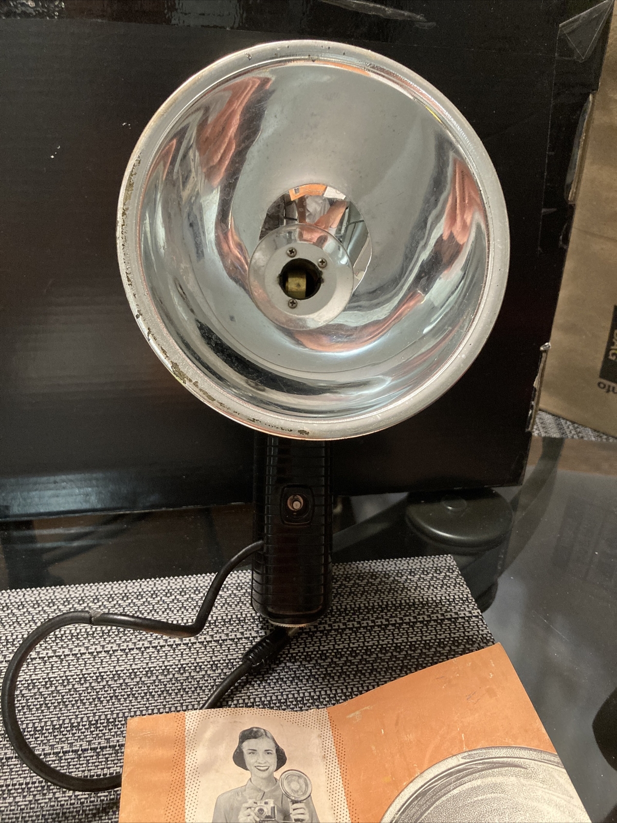 VINTAGE Kodak Standard Flash Holder with Manuel… late 40s early 50s