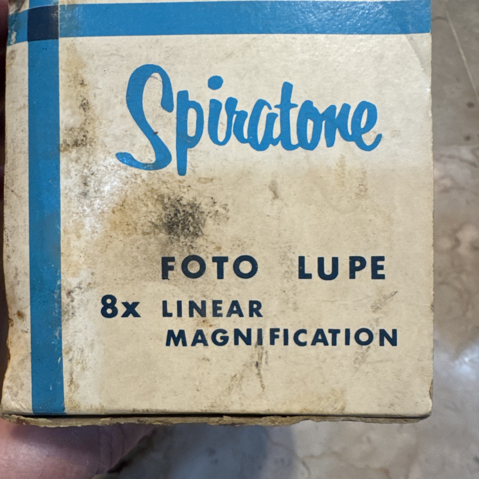 Spiratone Foto Lupe- 8x Linear Magnification Lens With Film Attachment, New