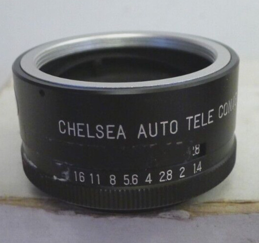 Chelsea Auto Tele Converter 2X for Pentax Lens with Snap Case – Made in Japan