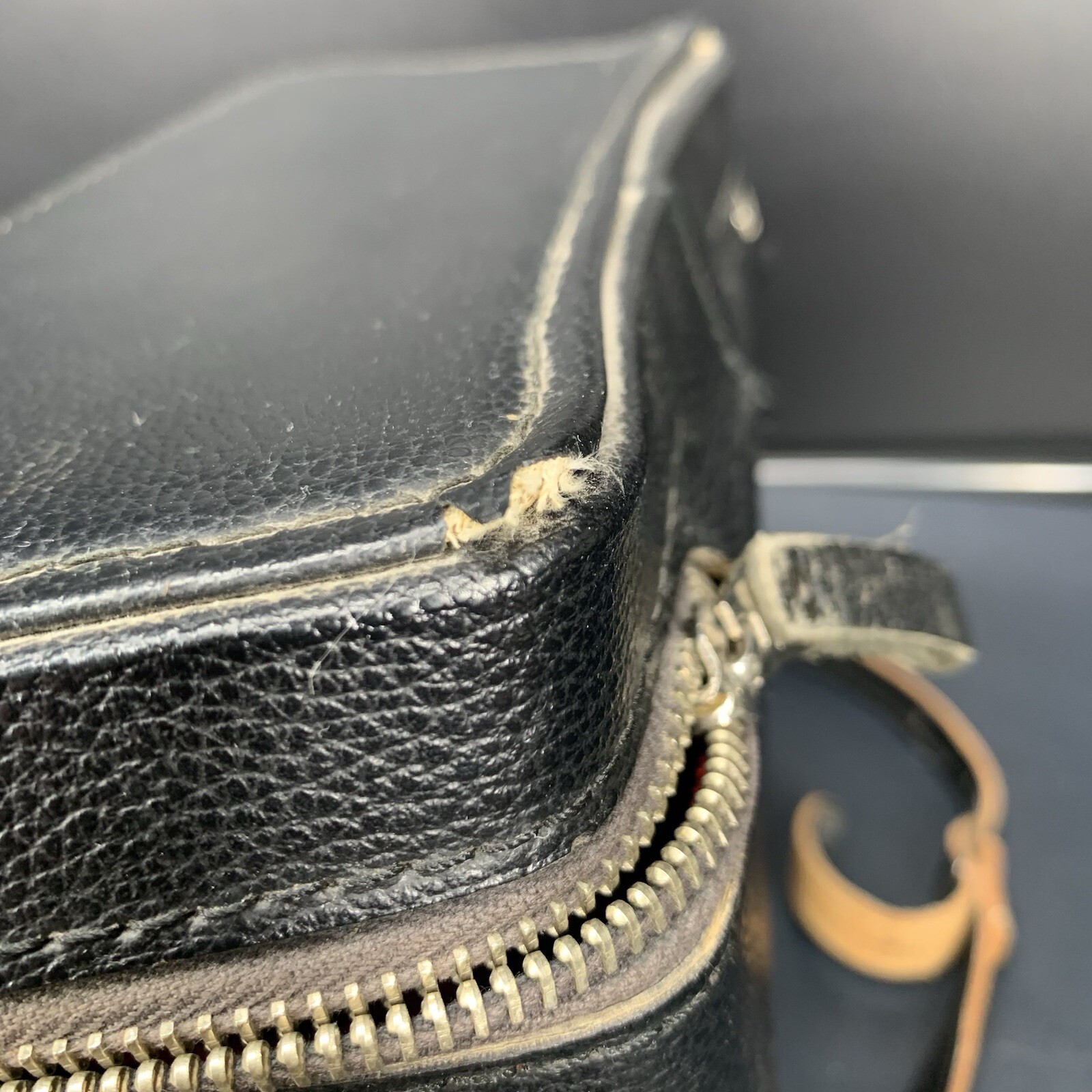 Rare Vintage Kali Bag Retro Film Camera Leather Case PB20 Handcrafted In Japan