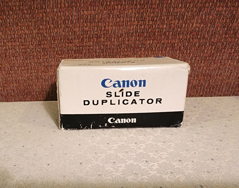 Vintage Canon Slide Duplicator No 55 Mount In Original Box Made In Japan *Read*