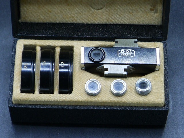[MINT] Zeiss Ikon Contameter 1340 close-up set for Contax III rangefinder camera