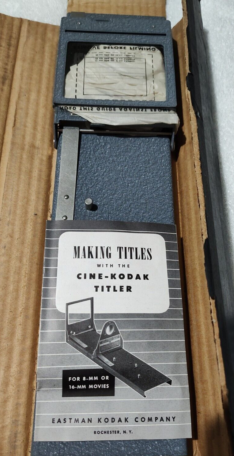 Cine-Kodak Titler with Titler Base