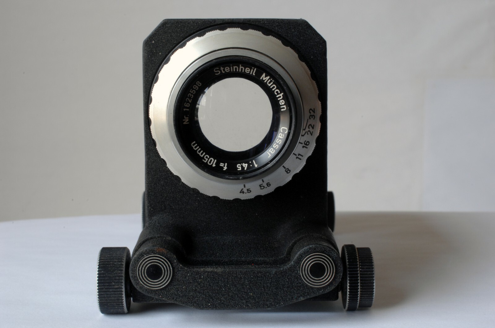 KIEPITT CAMERA FOCUSING Bellows Rail w/ Cassar 4.5/105 Lens LIECHTENSTEIN German