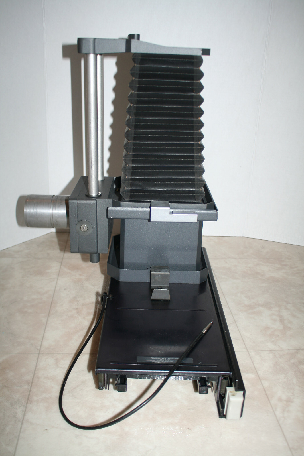 POLAROID MP4 LAND CAMERA FOCUSING BELLOW HEAD W/SLIDING 4X5 BACK + MACRO EXT.*