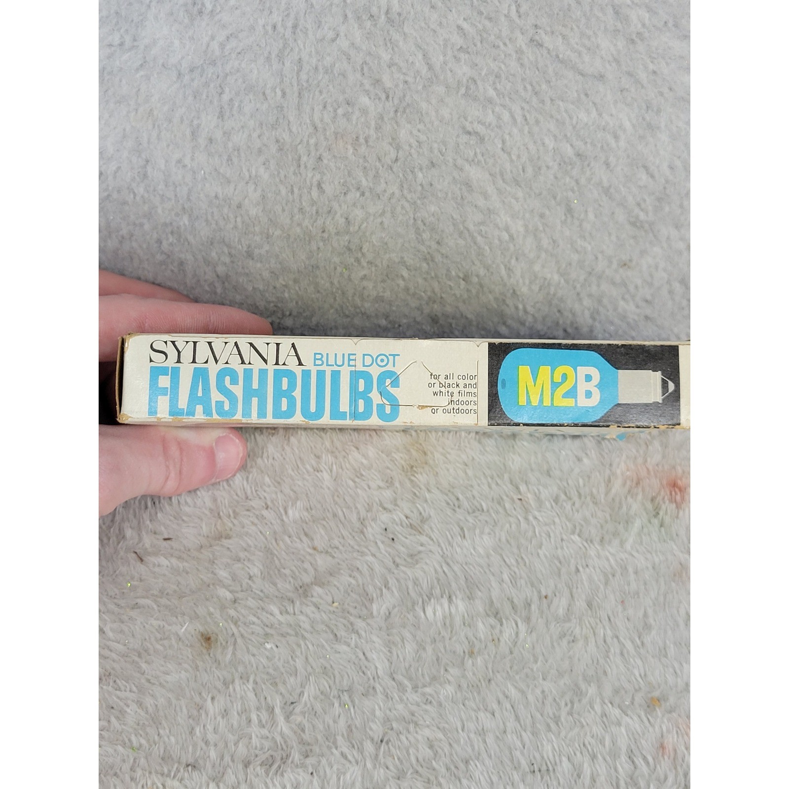 Sylvania Blue Dot Flashbulbs M2B Vintage 10 Count Camera Photography