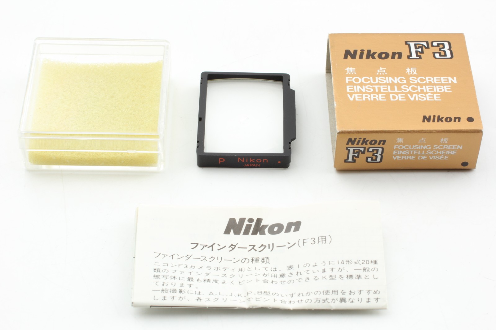 [Unused in Box] Nikon F3 Focusing Screen Type P Red Dot For F3 242 From JAPAN