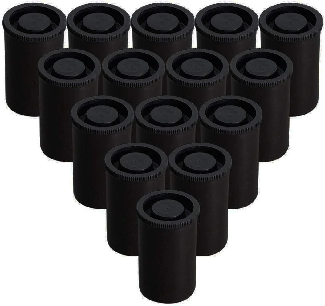 AKIRO Film Canisters with Caps 35 Mm Empty Camera Reel Storage Containers Case P