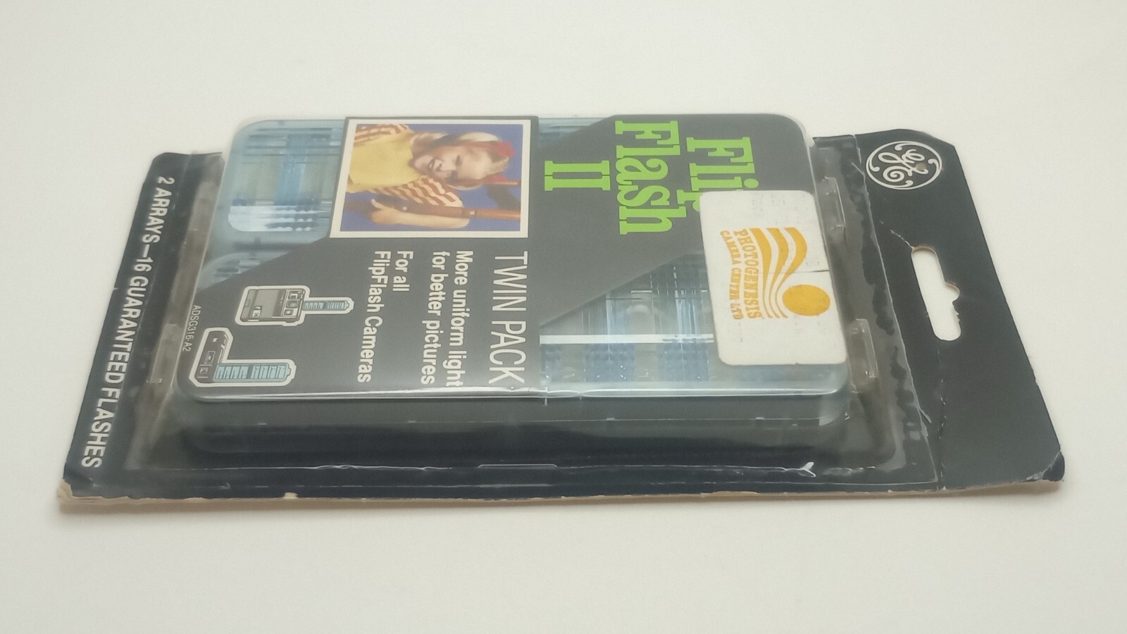 Vintage GE Flip Flash II Twin Pack Flash Arrays for FlipFlash Cameras Sealed NOS