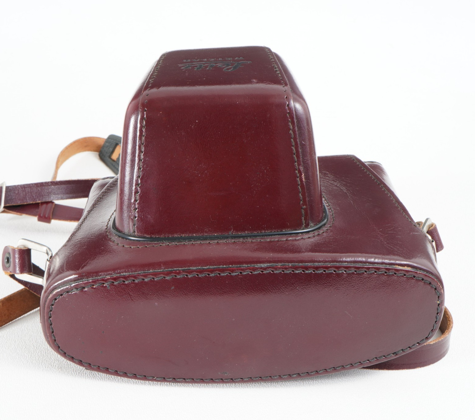 -Genuine Leica 14504 Red Burgundy Ever-ready Leather Case for Leicaflex SL SL2