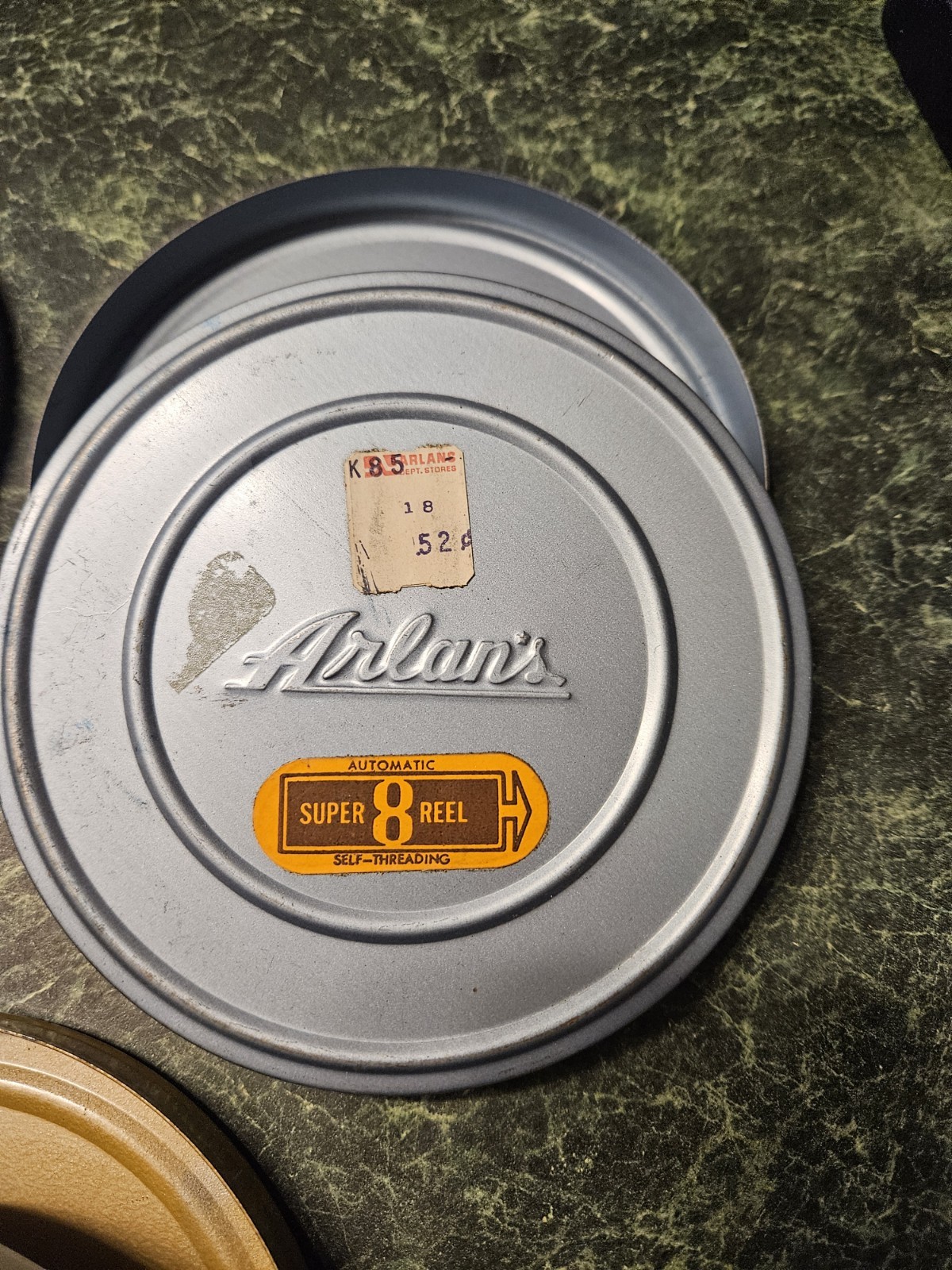 Lot Of 3 Vintage Super 8 MM Metal Film Cans And 1 Metal Reel 5 Inch
