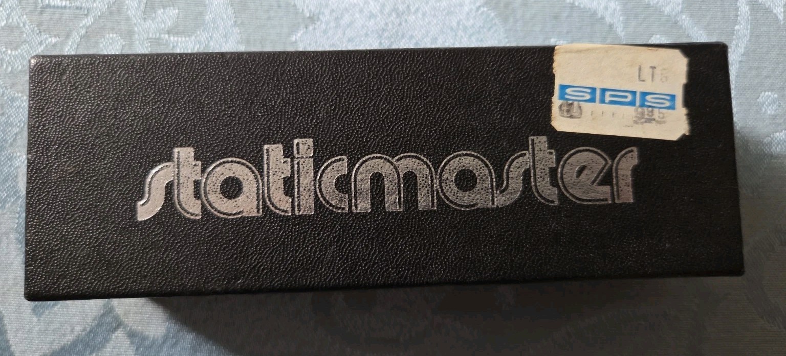 Staticmaster Anti-Static Brush 1C200 with Box -Vintage – Made in USA