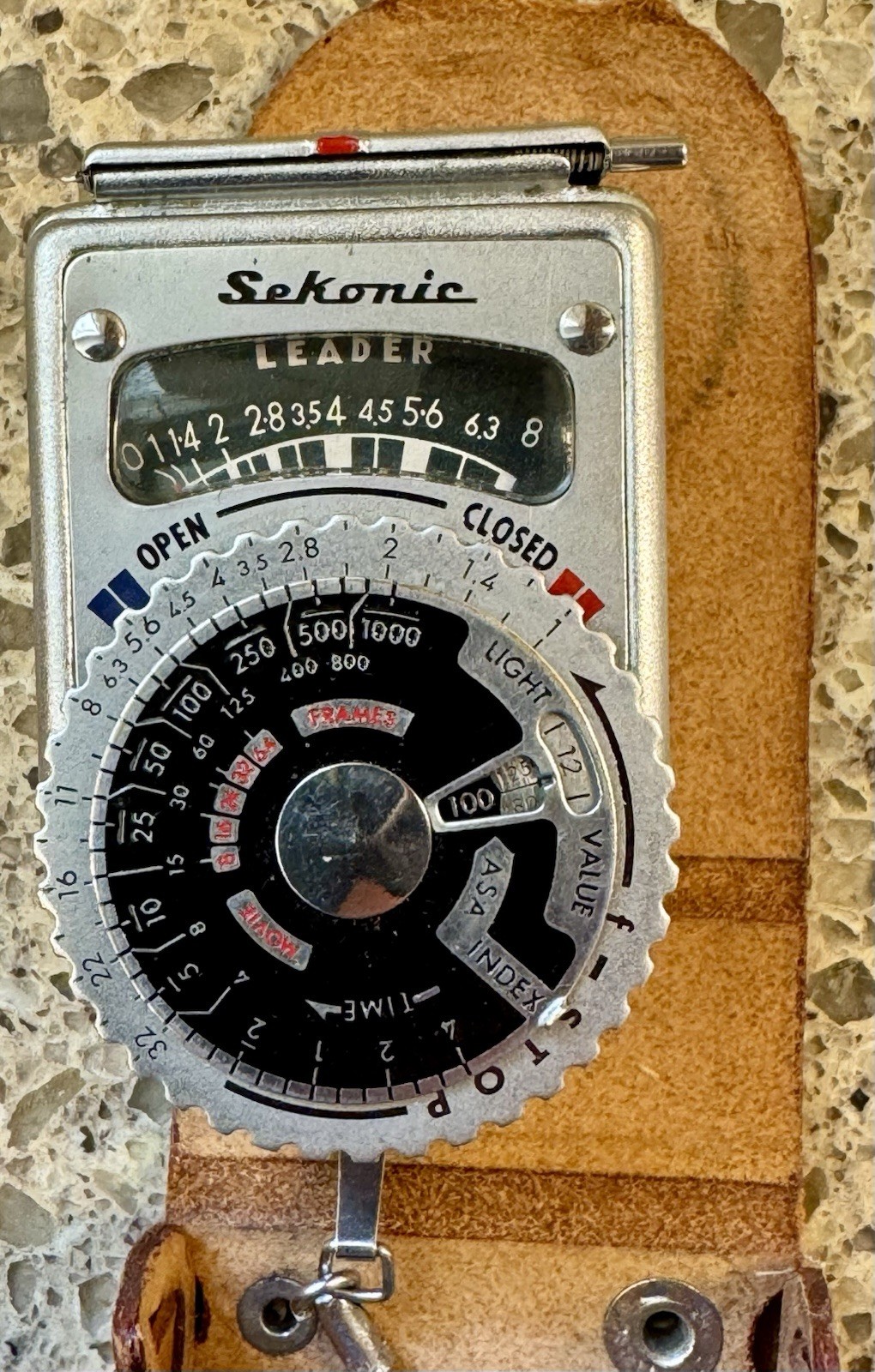 Vintage Sekonic L-6 Leader Light Meter – Working Selenium Cell Model L-VI