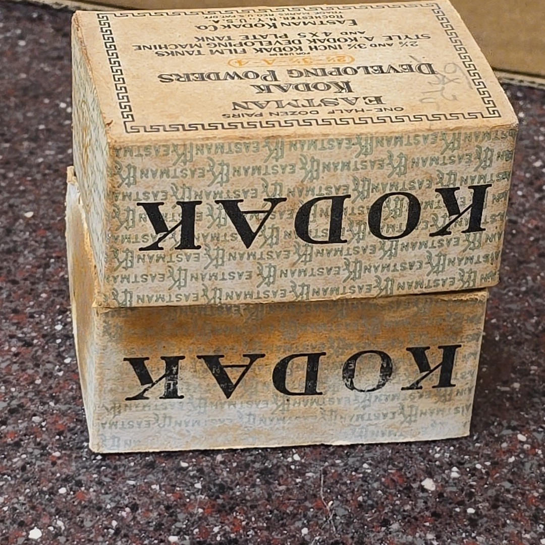 10- Eastman Kodak Developing Powders for 2-1/2, 3-1/2 MACHINES, 4X5 Plate Tanks