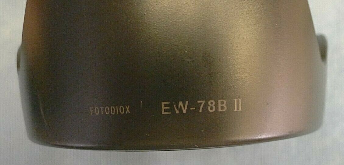 FotoDiox EW-78B II Lens Hood / Shade for Canon