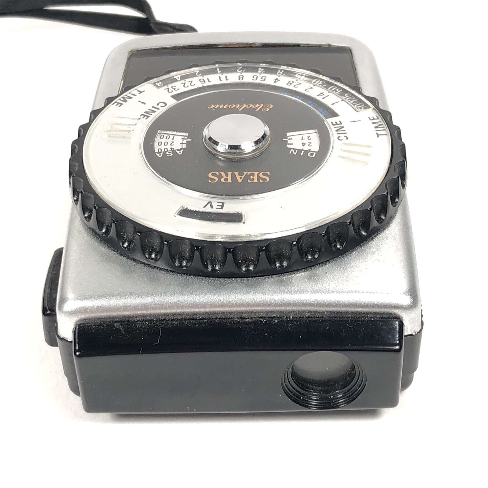 Vintage Sears Camera Photography Electronic Light Meter w/ Leather Case Rare