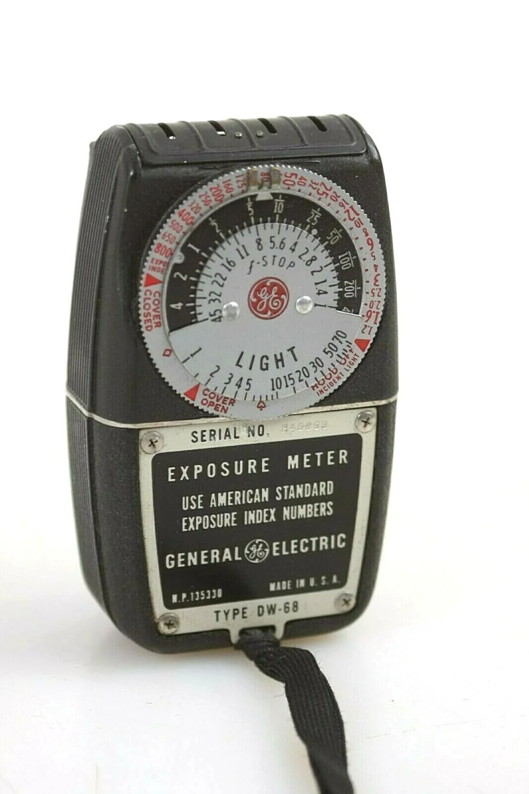 Vintage GE Exposure Meter Type DW-68
