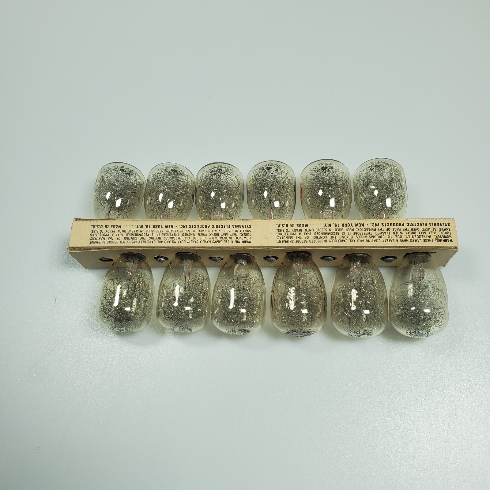 Slyvania Blue Dot M25 Vintage Superflash Bulbs Zirconium Filled NIB 12 Bulbs