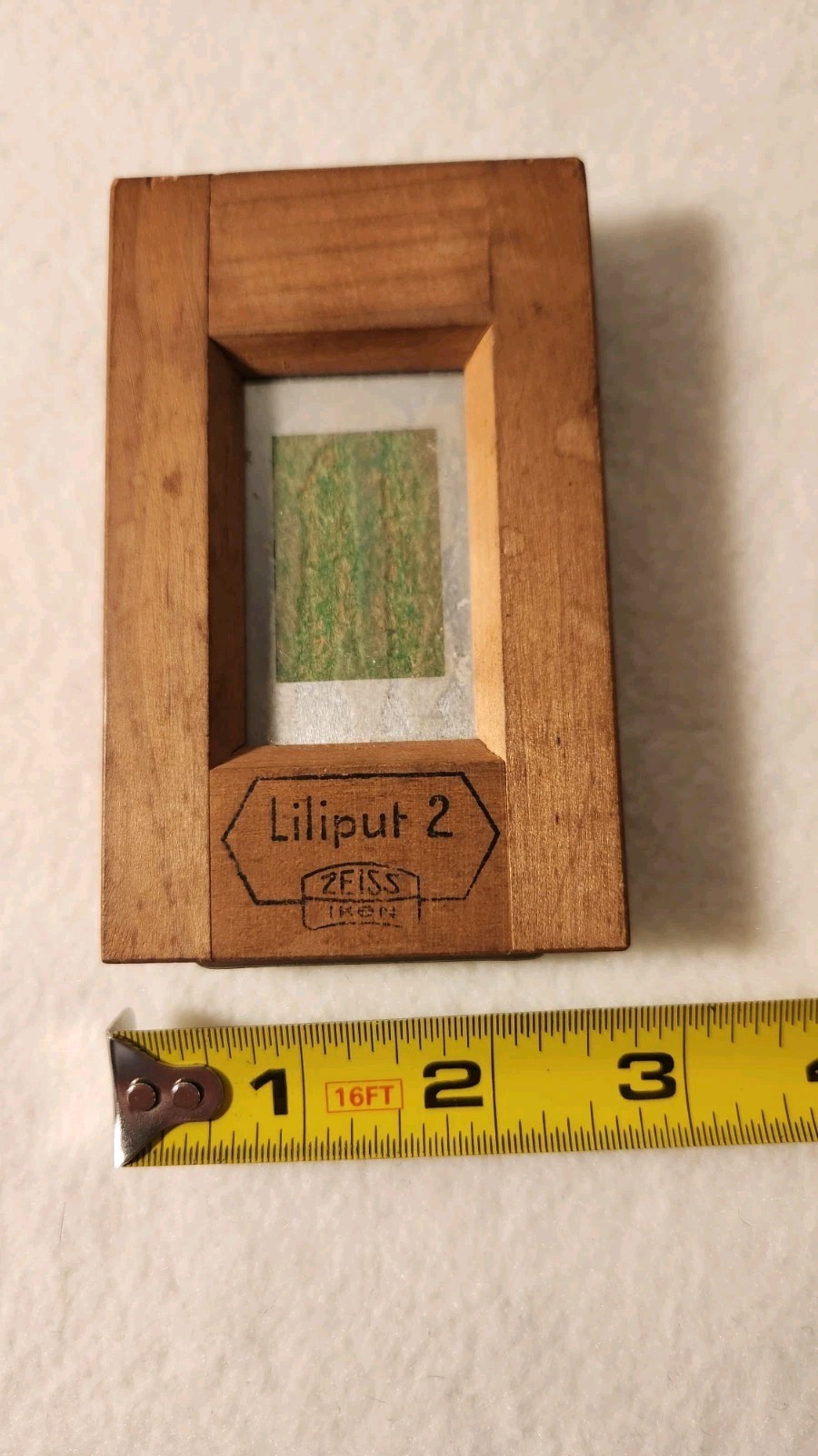 VINTAGE ORIGINAL ZEISS IKON LILIPUT 2 WOODEN CONTACT PRINTING FRAME