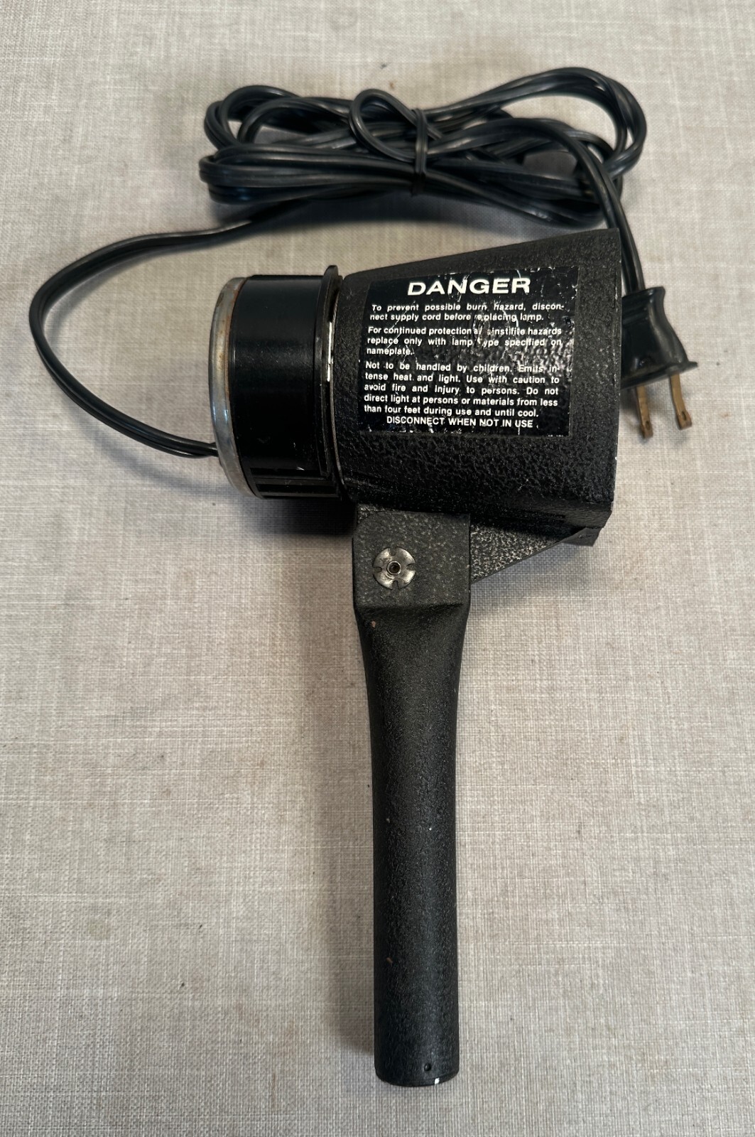 Vintage Harwood XR1 BRIGHT Incandescent Camera 650W Movie Light, WORKS! dvy lamp