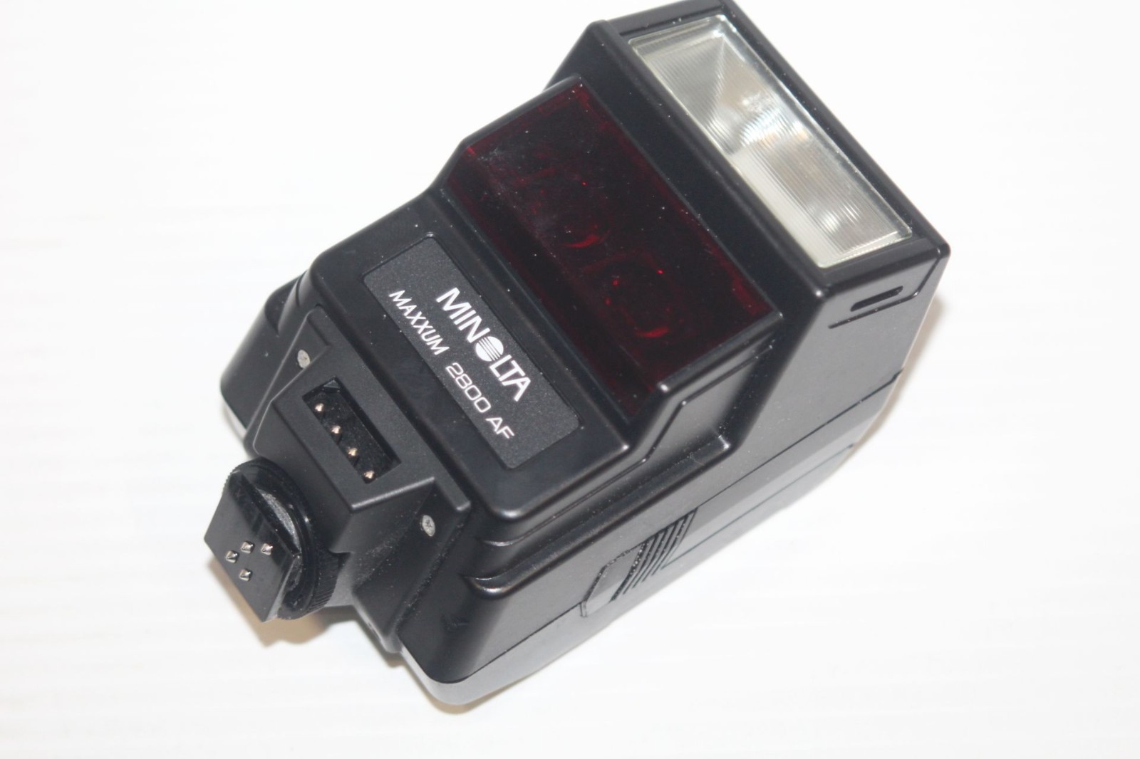 AS IS Parts, Repair – Vintage Maxxum 2800 AF Minolta Camera Flash – Shoe Mount