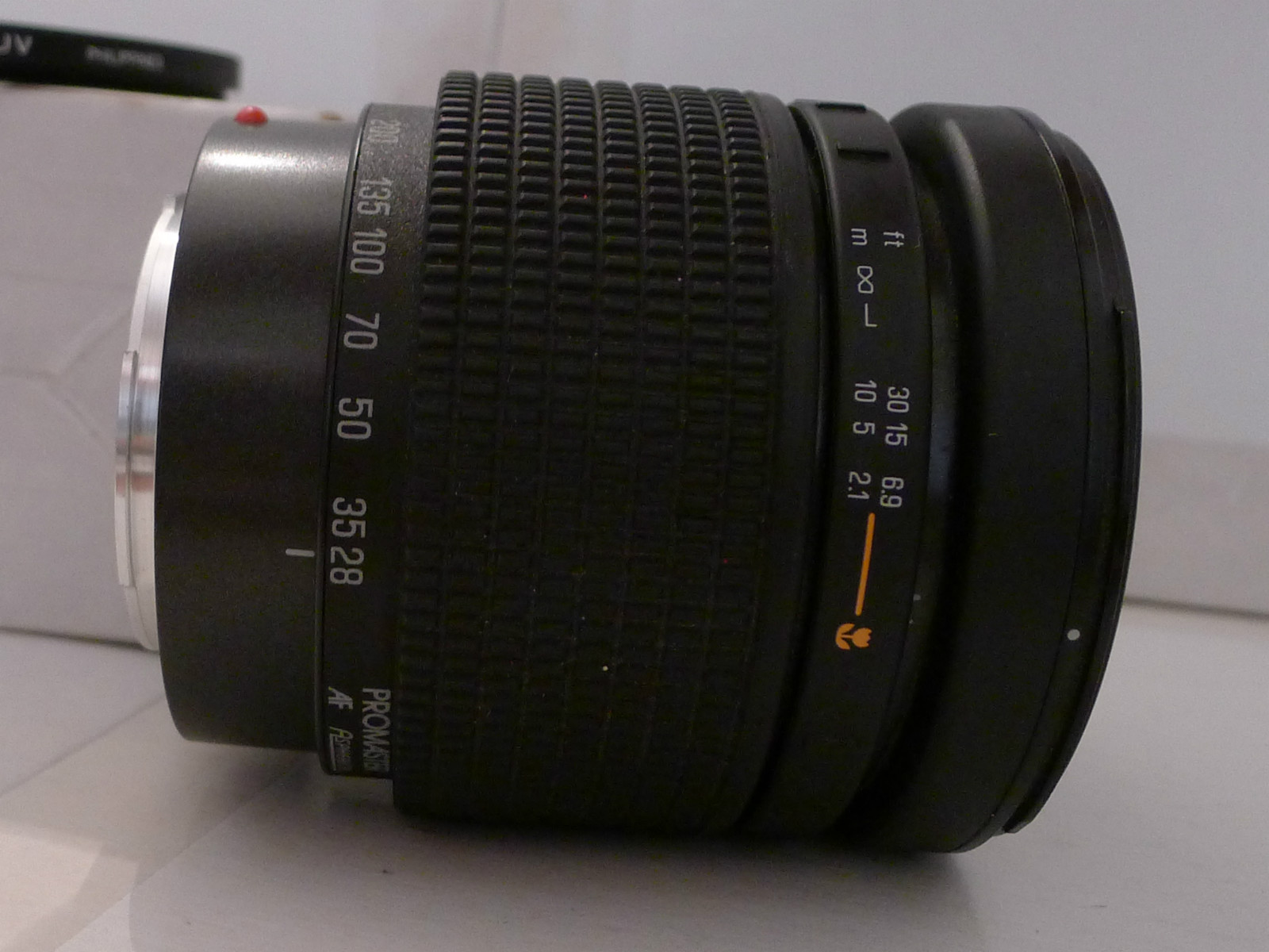 Promaster AF Aspherical LD 1:3.8-5.6 28-200mm Lens 72 +UV Filter -MINOLTA TESTED