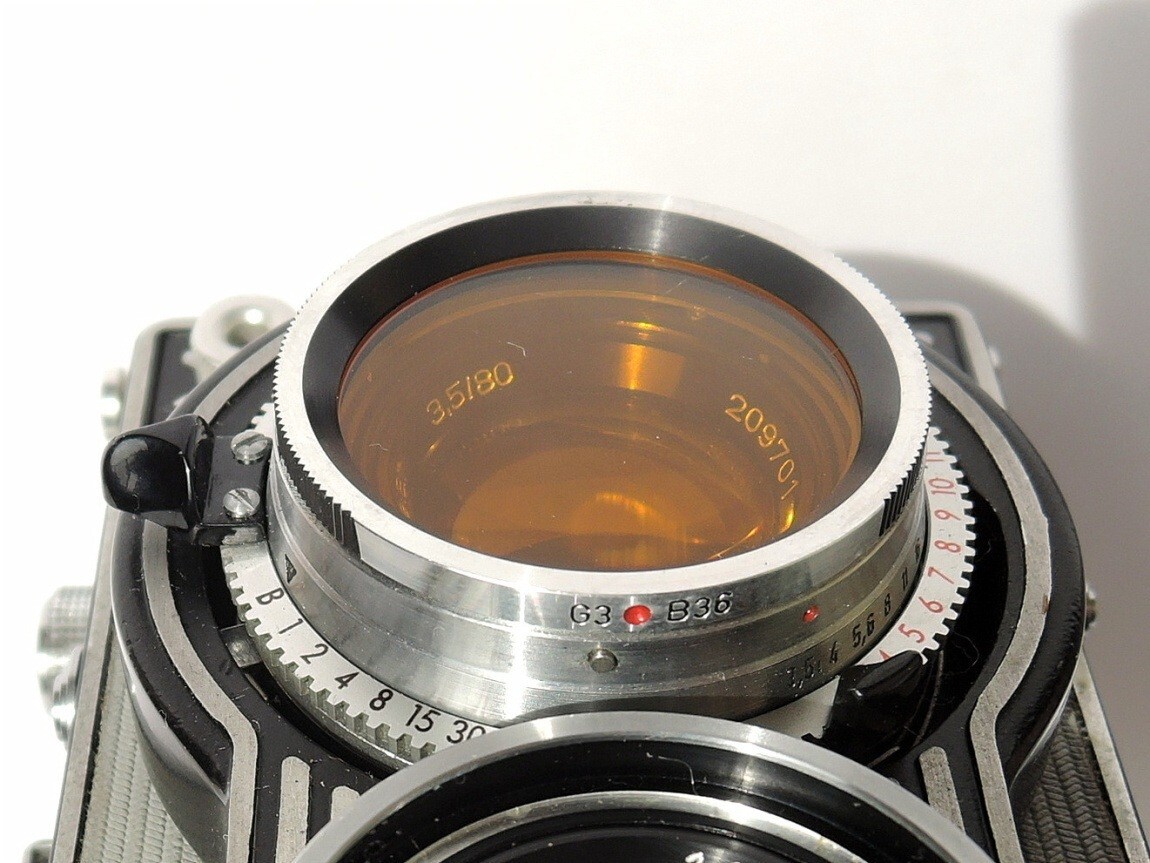 Flexaret G3 B36 Color Filter MEOPTA Genuine Accessories Bayonet Great Orange
