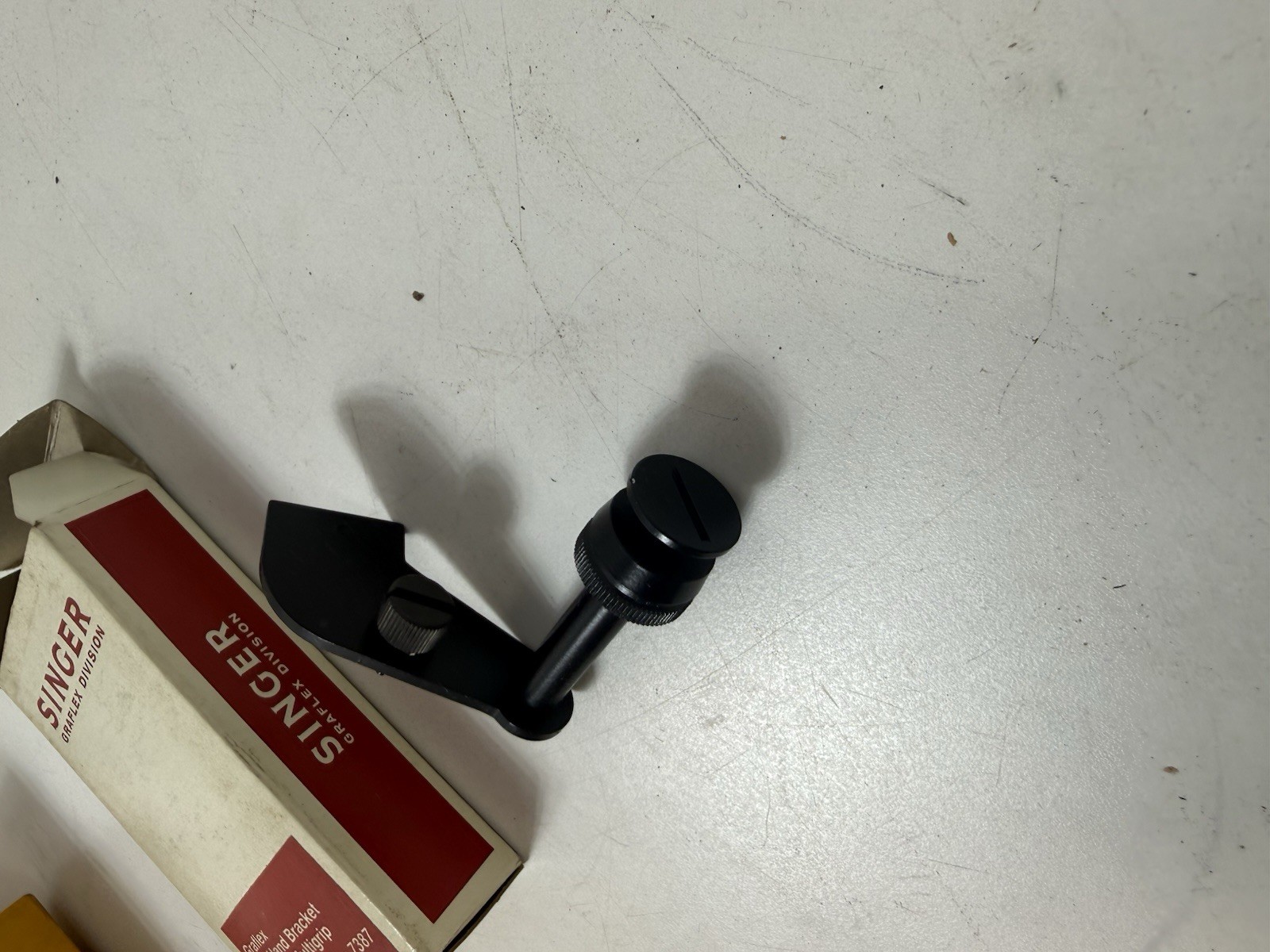 Vintage Singer Graflex Left Hand Bracket for Multigrip Catalog 7387 with Box