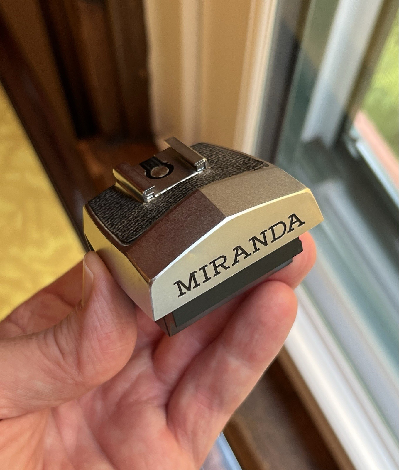 Miranda Film Camera Eye Level Finder + Automatic Extension Tube & 2 Lens Cases