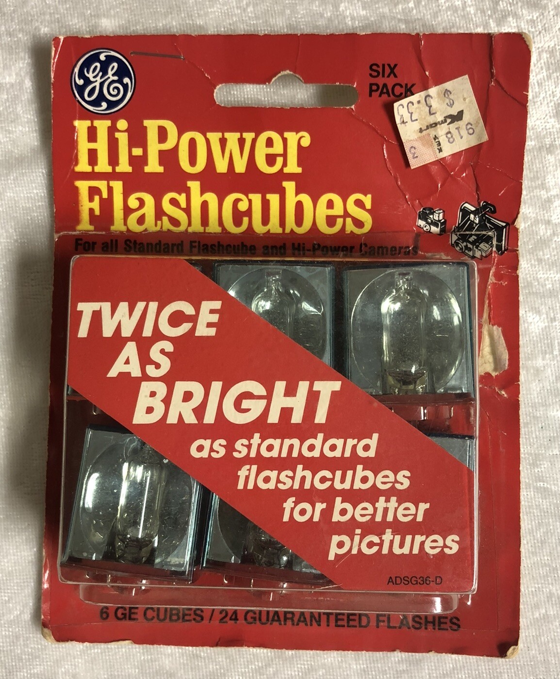 Vintage Hi-Power Flash Cubes