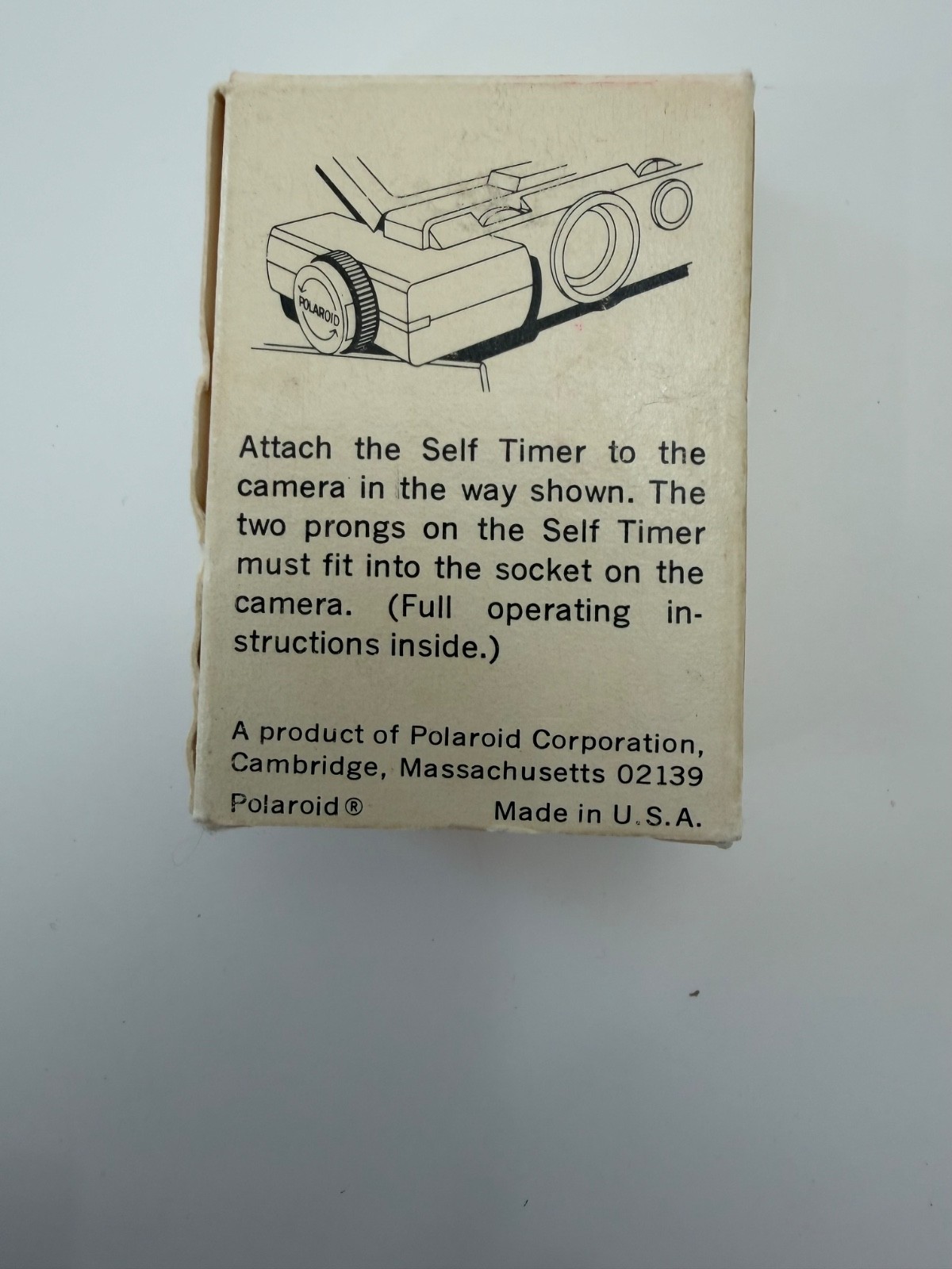 Polaroid #132 Self-Timer with Box for SX-70 Instant Film Camera – TESTED