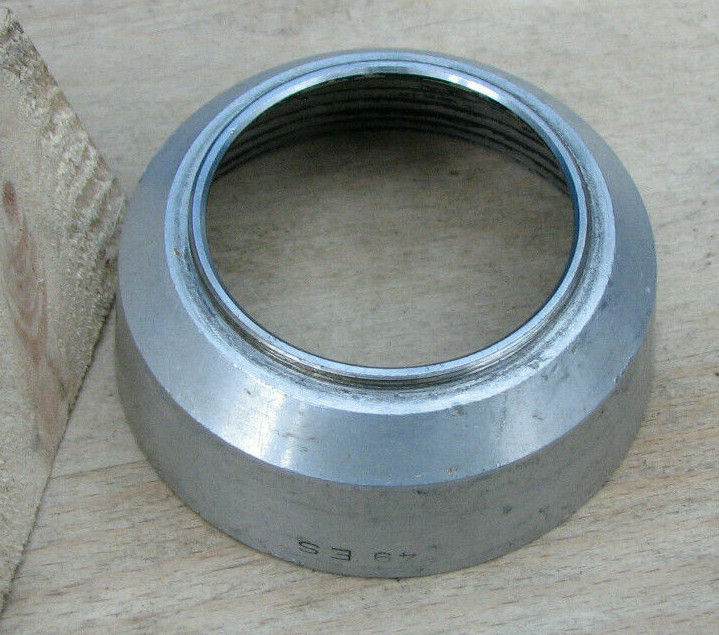 49mm 49ES B + W german screw in lens hood shade 72 x 27