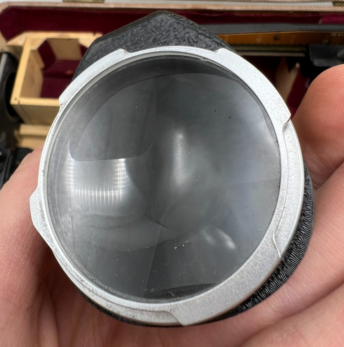 Leitz Leica Visoflex I Focusing Bellows / Mirror Box Finder / Magnifier w/ Case