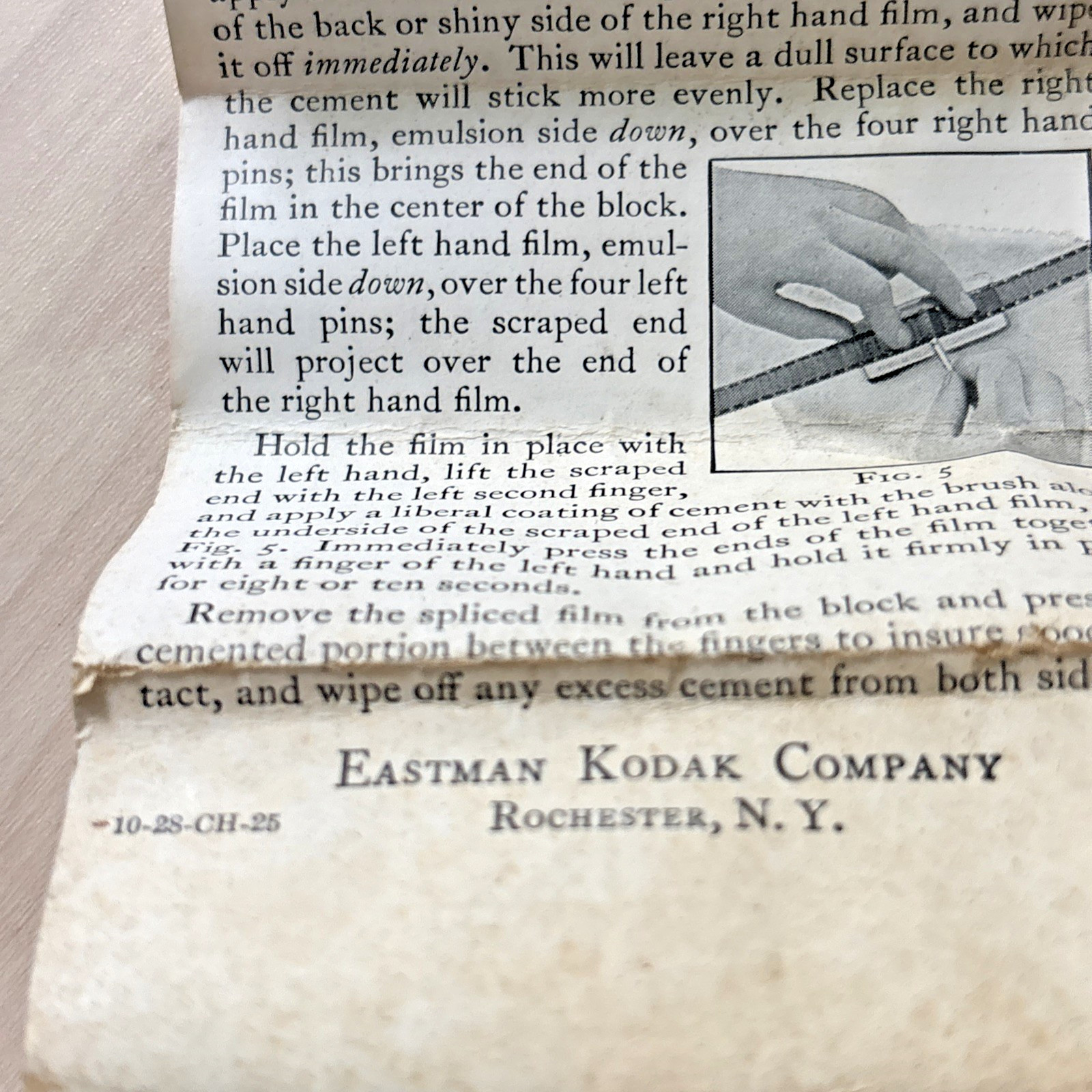 Eastman Kodak Company Kodascope Film Splicing Outfit Original Packaging