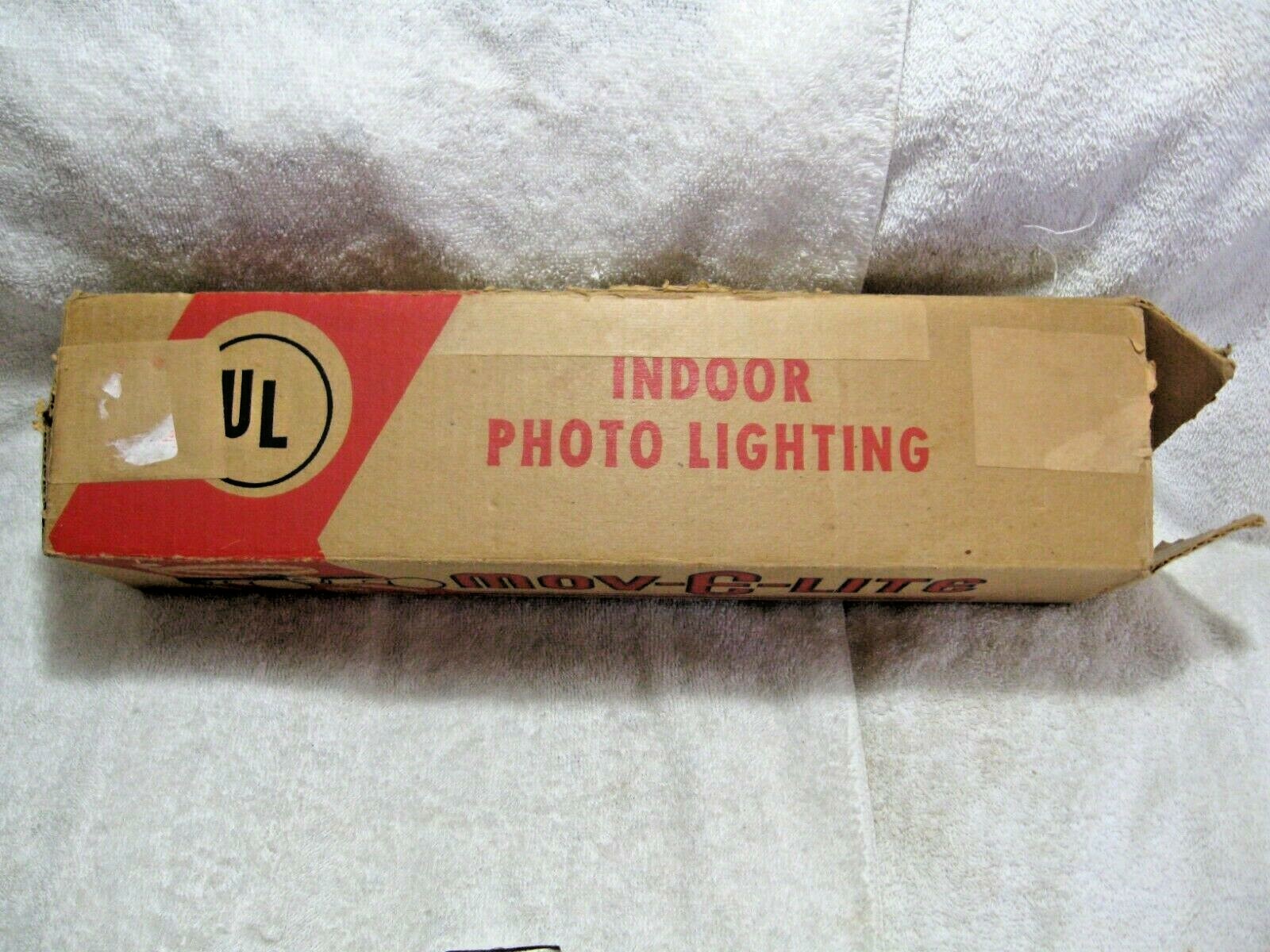 Vintage Collectible MOV-E-LITE 2 Bulb Fixture With Original Box-Camera-Photo-RV!