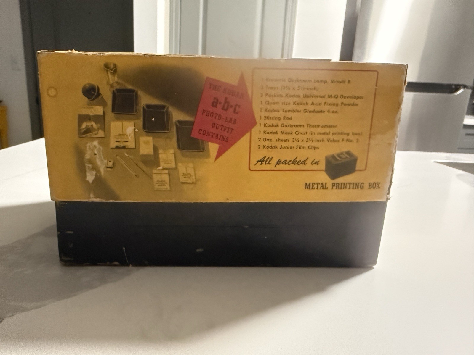Vintage Kodak ABC Photo Lab Outfit Model A Darkroom Kit w/ Box