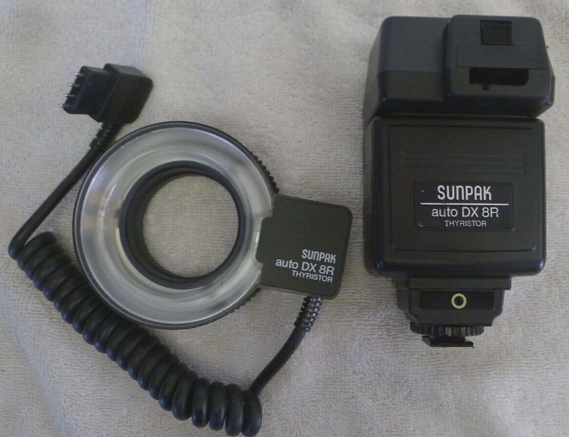 Sunpak Auto 55mm DX 8R Thyristor Ring Light ONLY – Made in Japan