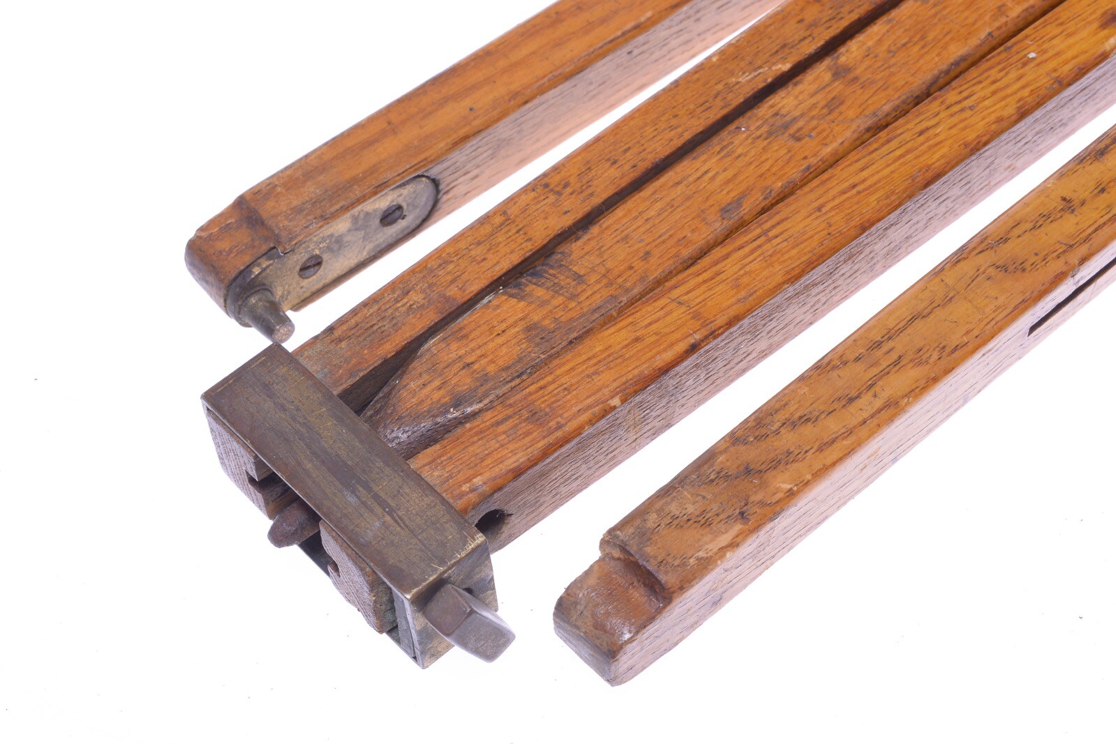 ✅ ANTIQUE WOOD TRIPOD 144CM, 56.69″ THORNTON? ROSS? LANCASTER? FIELD CAMERAS