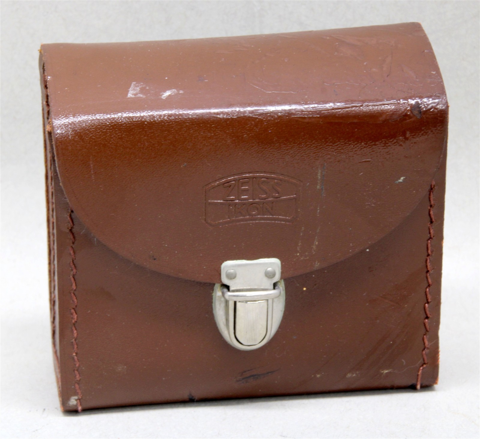 Vintage Zeiss Ikon Brown Leather Accessory Case Made in Germany
