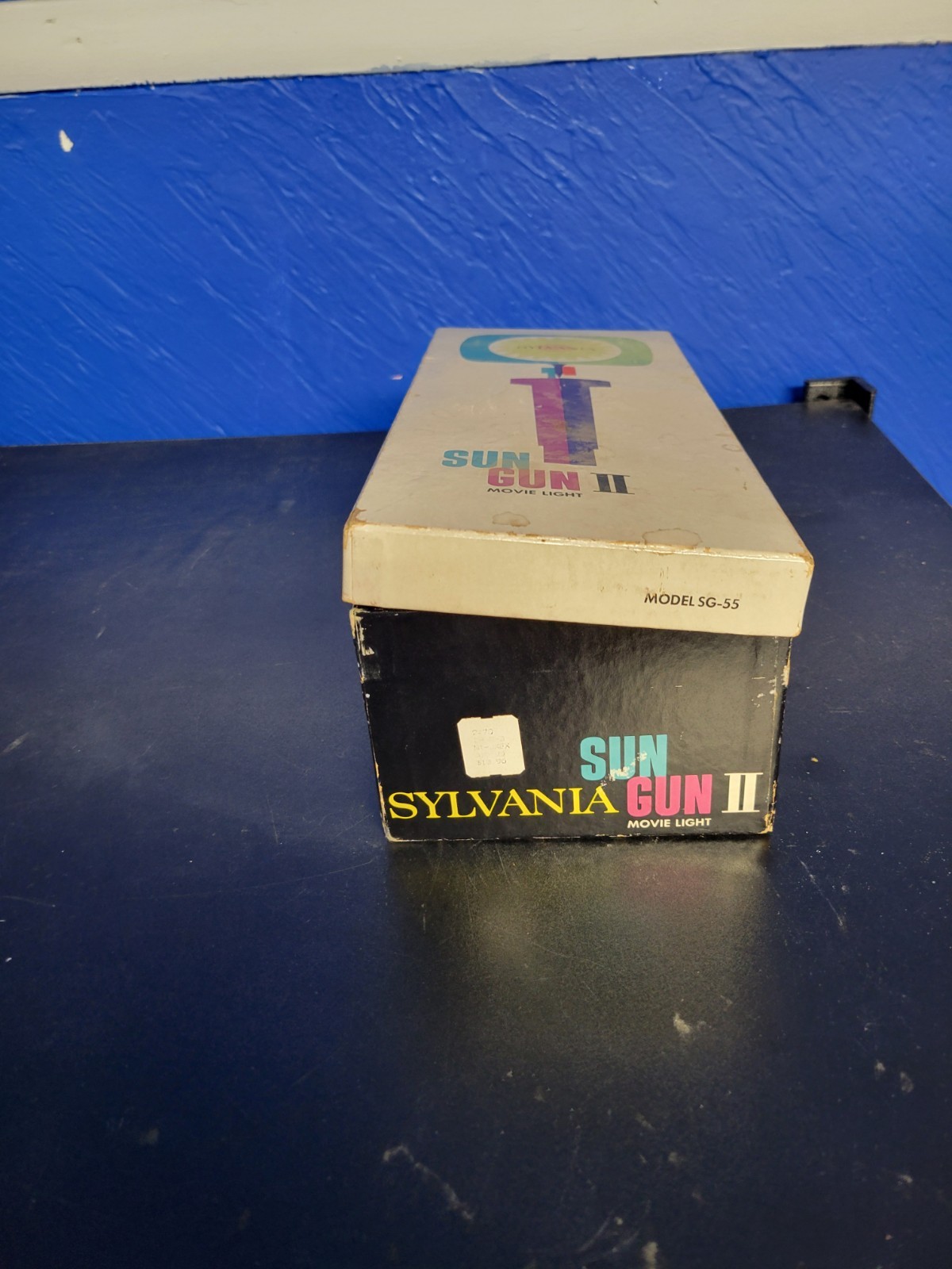 Vintage Sylvania Sun Gun II Movie Light w/Original Box Works Great! Model SG-55