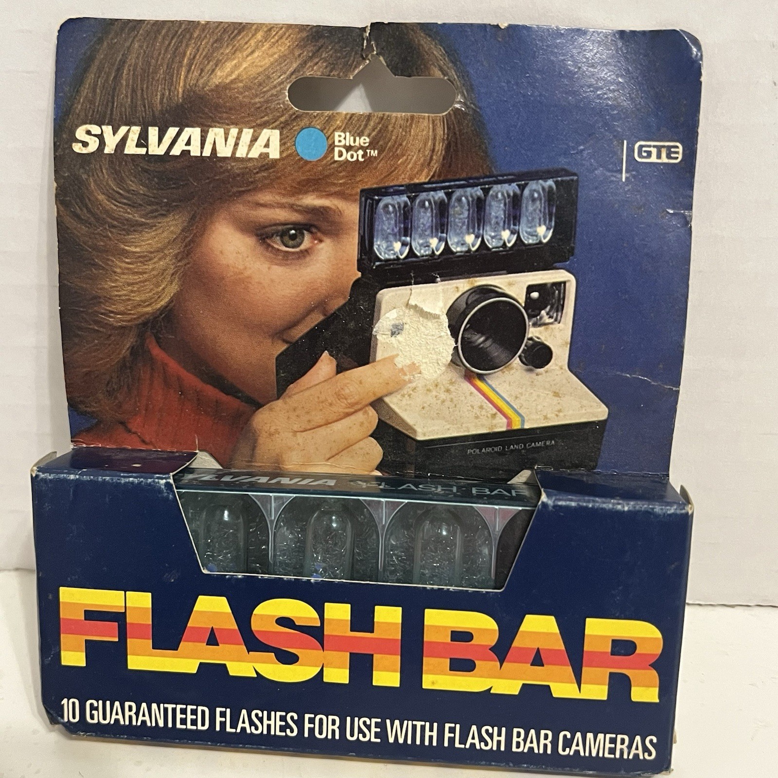 Vintage Sylvania Flash Bar 10 Flashes New Old Stock