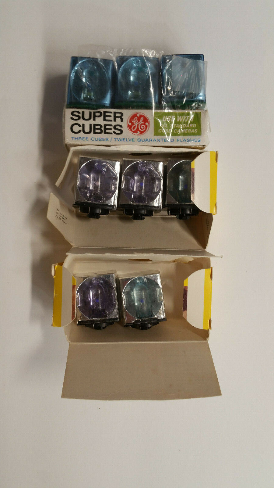 GE Flashcubes Super Cube Lot of 8 Cubes W/ 4 Flashes each In Original Packaging