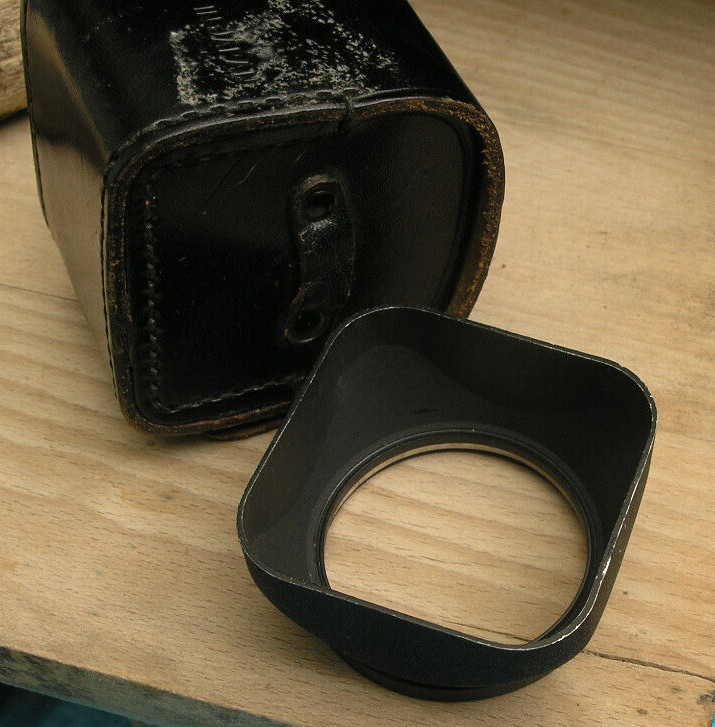 original Mamiya TLR c330 lens hood 48mm clamp for black finish 80mm 2.8 & case