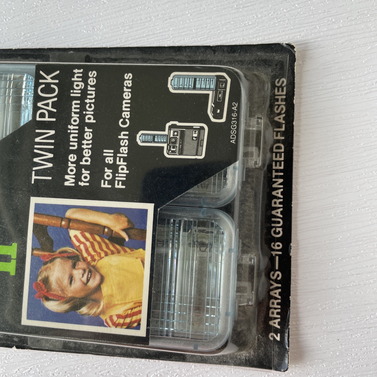 Vintage GE Flip Flash II Twin Pack Flash Packs for FlipFlash Cameras