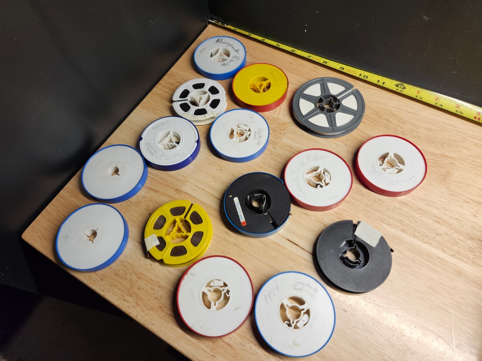 LOT OF ESTATE SALE * SUPER 8 FILM AND 8MM FILM USED AND POLAROID PICTURES FOUND