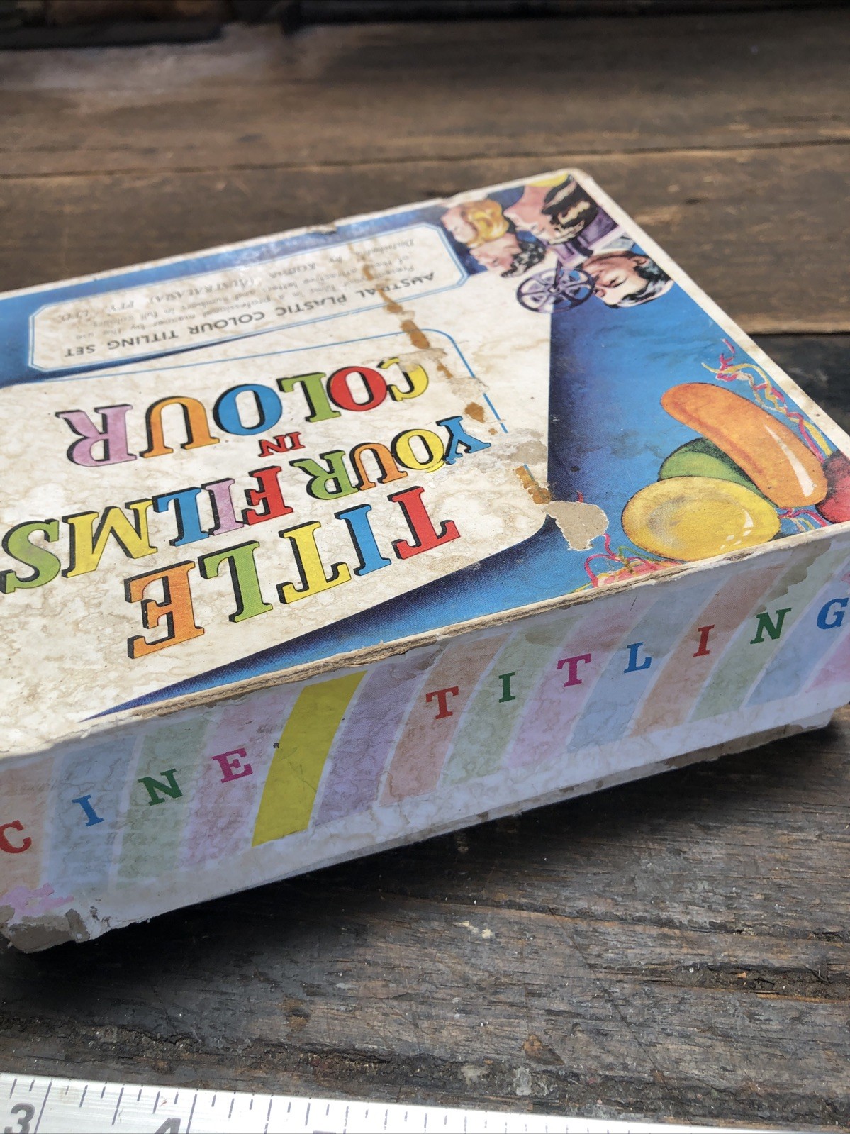 “TITLE YOUR FILMS IN COLOUR” Vintagr Set By Austral Distributed By Kodak Aus