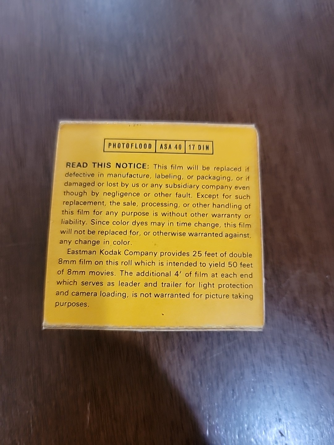 Vintage Kodak Kodachrome II 8 MM Color Movie Film New Old Stock Sealed