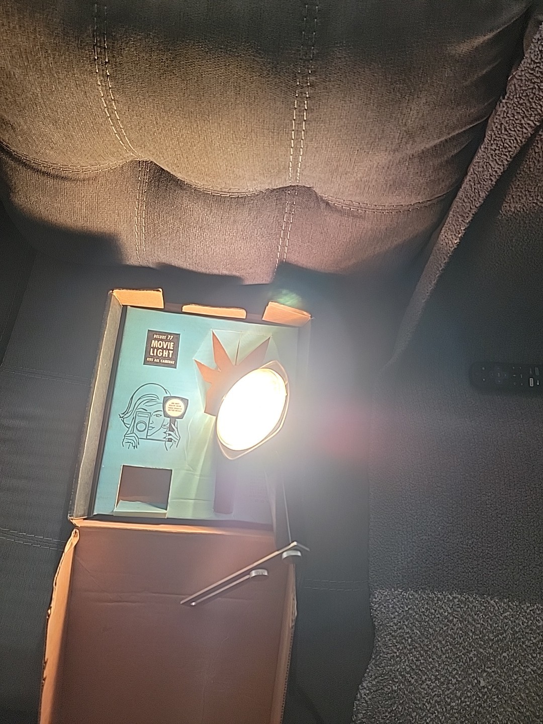 VTG WESTINGHOUSE SEALED BEAM TYPE MOVIE LAMP USED STILL WORKING